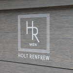 Holt Renfrew custom made shoe shine booth