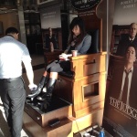 Warner Brothers and Walter's Shoe Shine mobile event